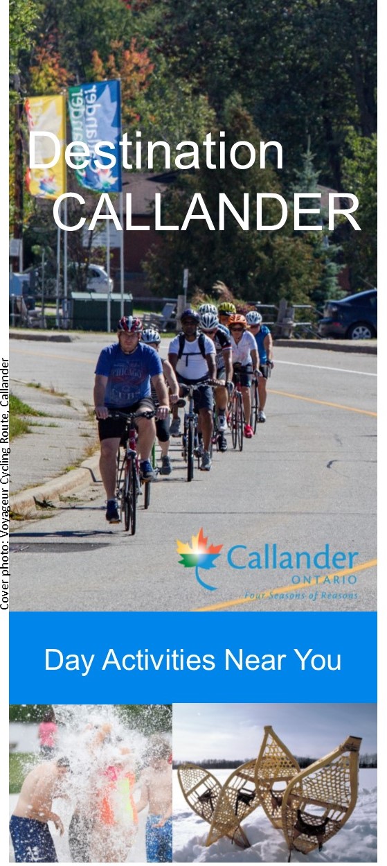 Destination Callander Day Activities brochure cover